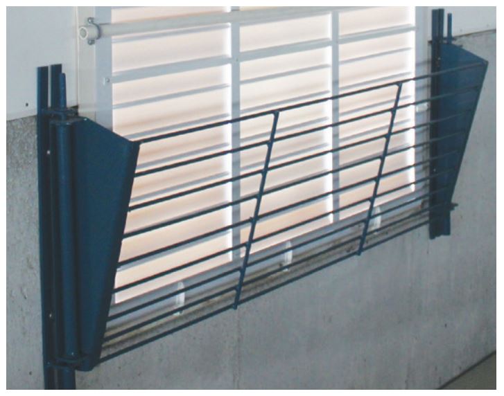 Steel shutter guards protect your animals, fans and shutter investments. Available for 24”, 36” and 54” fans.